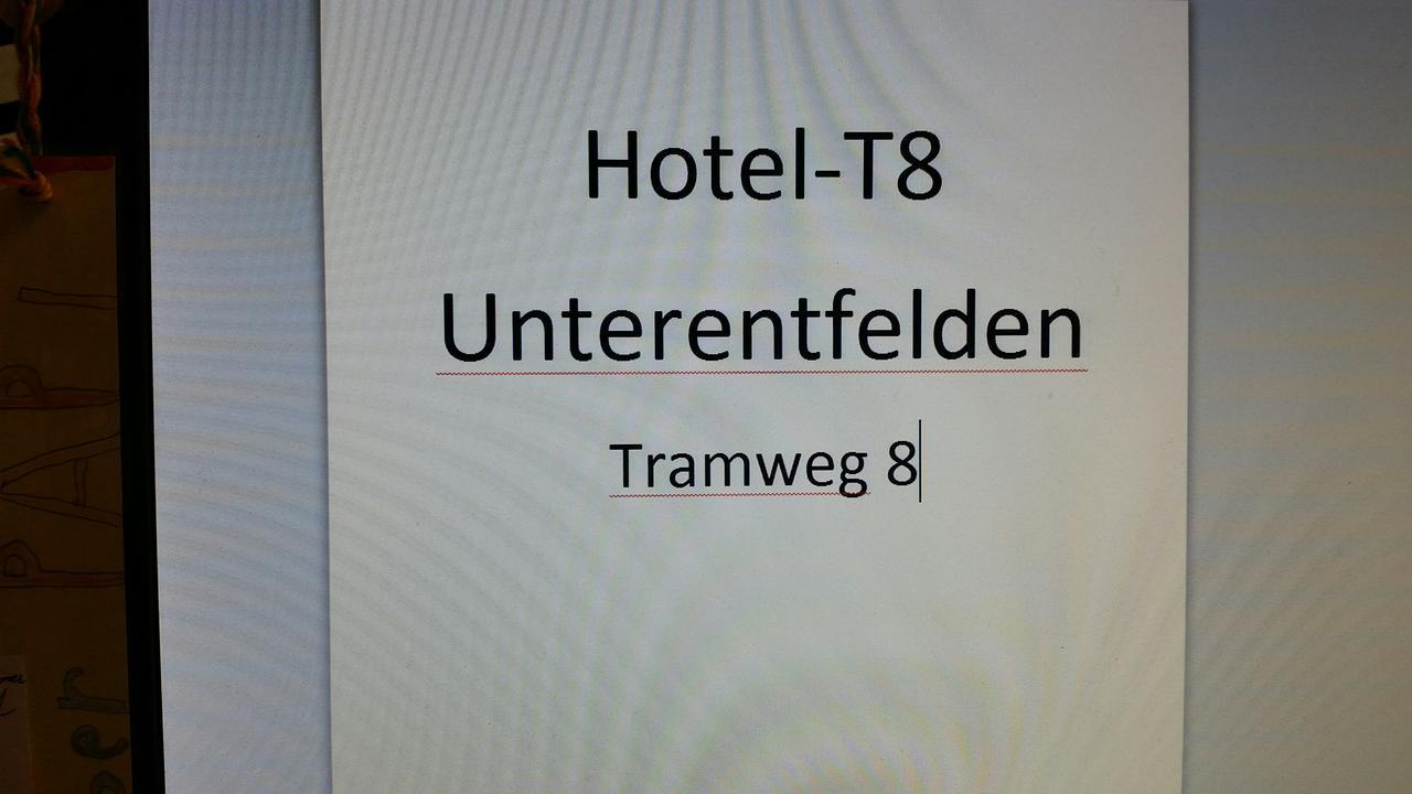Hotel-T8 Unterentfelden Zewnętrze zdjęcie